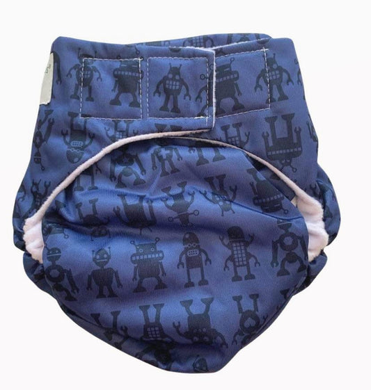Blue Bots One Size Anytimes Nappy