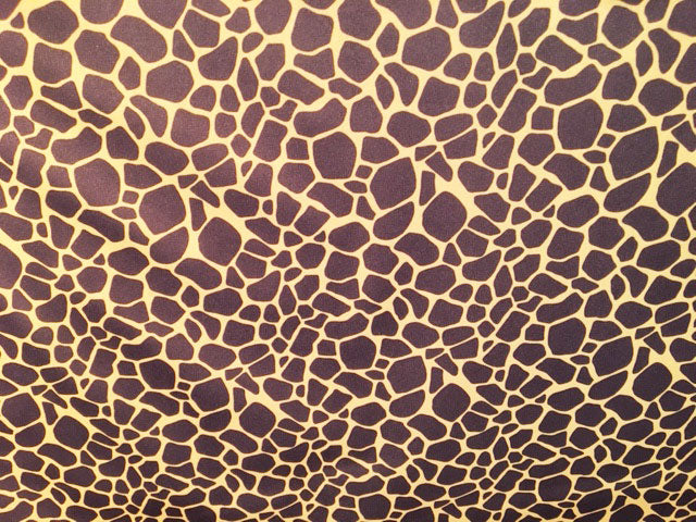 Giraffe waterproof PUL fabric for nappies & wetbags - sold per fat quarter 50x75cm