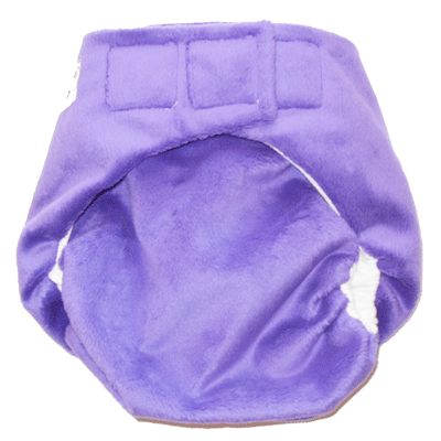 Purple Minkytimes Nappy