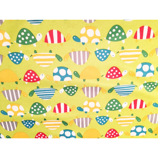 Turtles waterproof PUL fabric for nappies & wetbags - sold per fat quarter 50x75cm