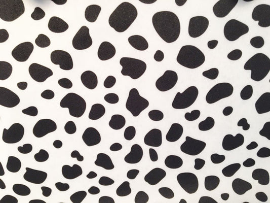 Cow waterproof PUL fabric for nappies & wetbags - sold per fat quarter 50x75cm