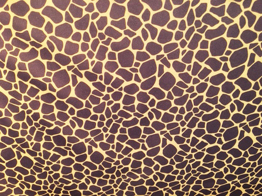 Giraffe waterproof PUL fabric for nappies & wetbags - sold per fat quarter 50x75cm