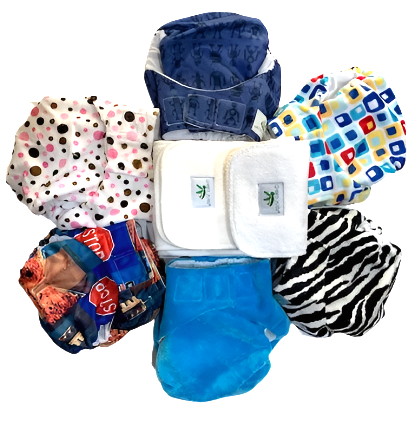 Asstd 6 Pack - nappies & inserts